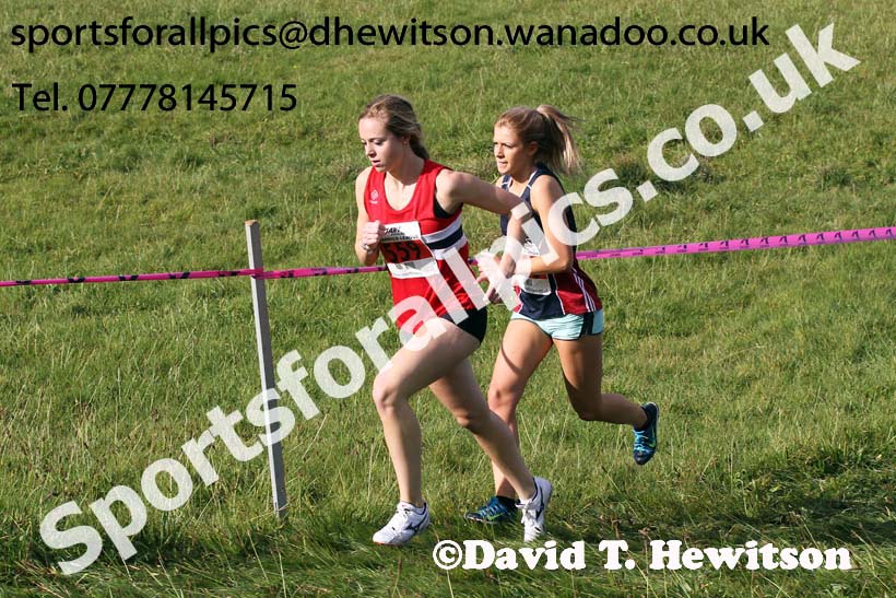 Senior womens start, North East Harrier League, Cramlington. Photo: David T. Hewitson/Sports for All Pics